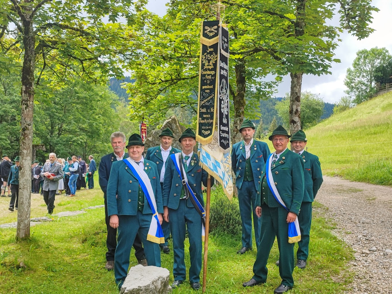 Teilnehmer Kriegerwallfahrt Maria Eck