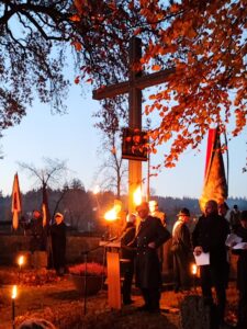 Gedenkfeier am Hohen Kreuz