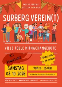 Flyer "Surberg verein(t)" 2026